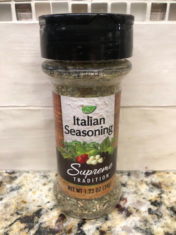 6 JARS Supreme Tradition Italian Seasoning 1.23 oz spaghetti tomato soup pasta