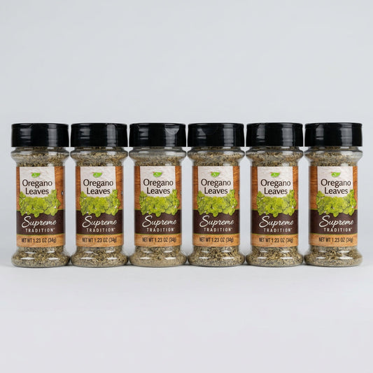 6 Jars of Supreme Tradition Oregano Leaves Seasoning, 1.23 oz