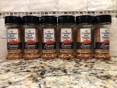 6 JARS Supreme Tradition Crushed Red Pepper 1.76 oz Seasoning Pizza Pasta