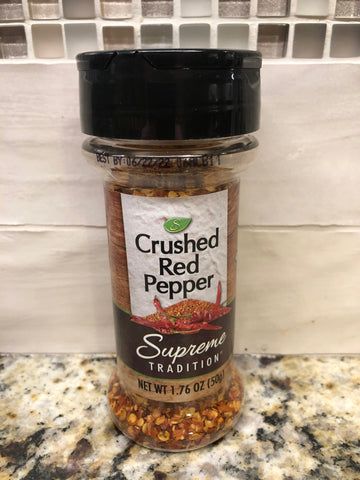 6 Jars Supreme Tradition Crushed Red Pepper 1.76 oz