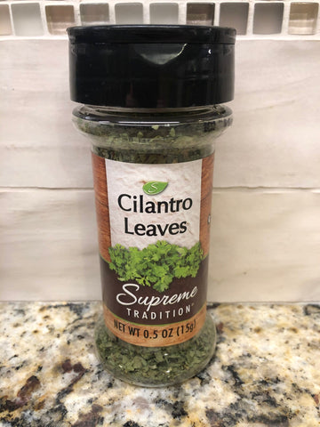 6 JARS Supreme Tradition Cilantro Leaves Seasoning .5 oz guacamole pizza