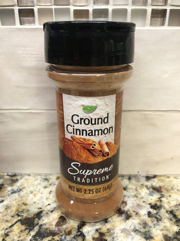 6 Jars Supreme Tradition Ground Cinnamon 3.17 oz