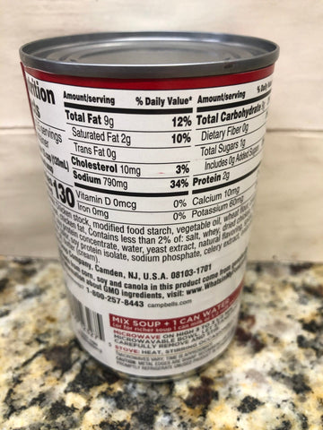 8 Cans of Campbell's Condensed Cream of Chicken with Herbs Soup, 10.5 oz