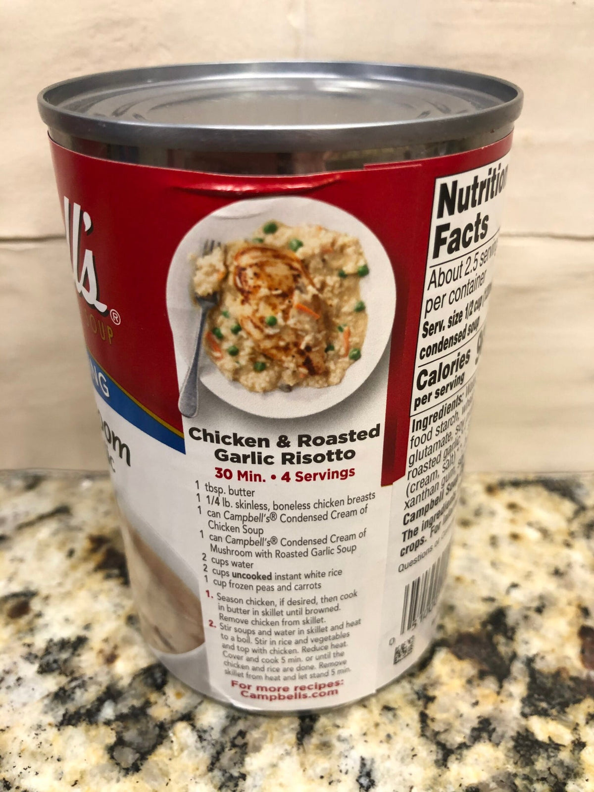 Campbell's Condensed Cream of Mushroom with Roasted Garlic Soup, 10.5 oz