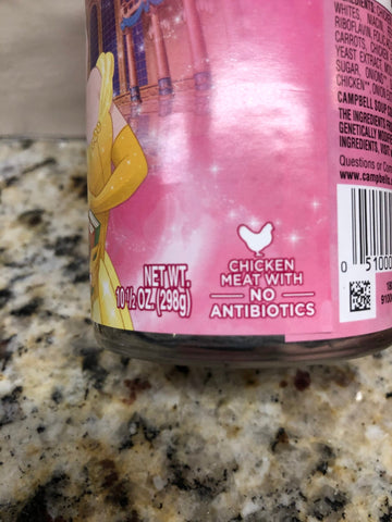 8 CANS Campbell's Condensed Disney Princess Soup 10.5 oz Can Chicken