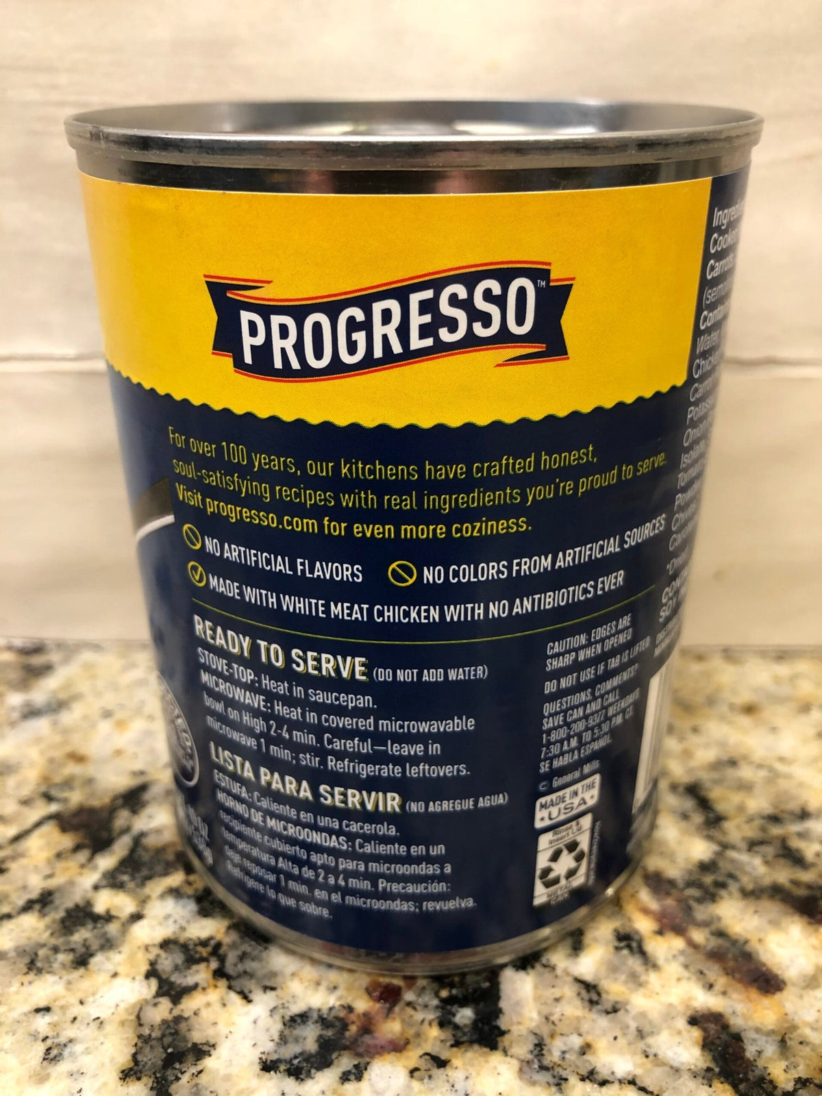 Progresso Rich & Hearty Chicken & Homestyle Noodle Soup, 19 oz Cans