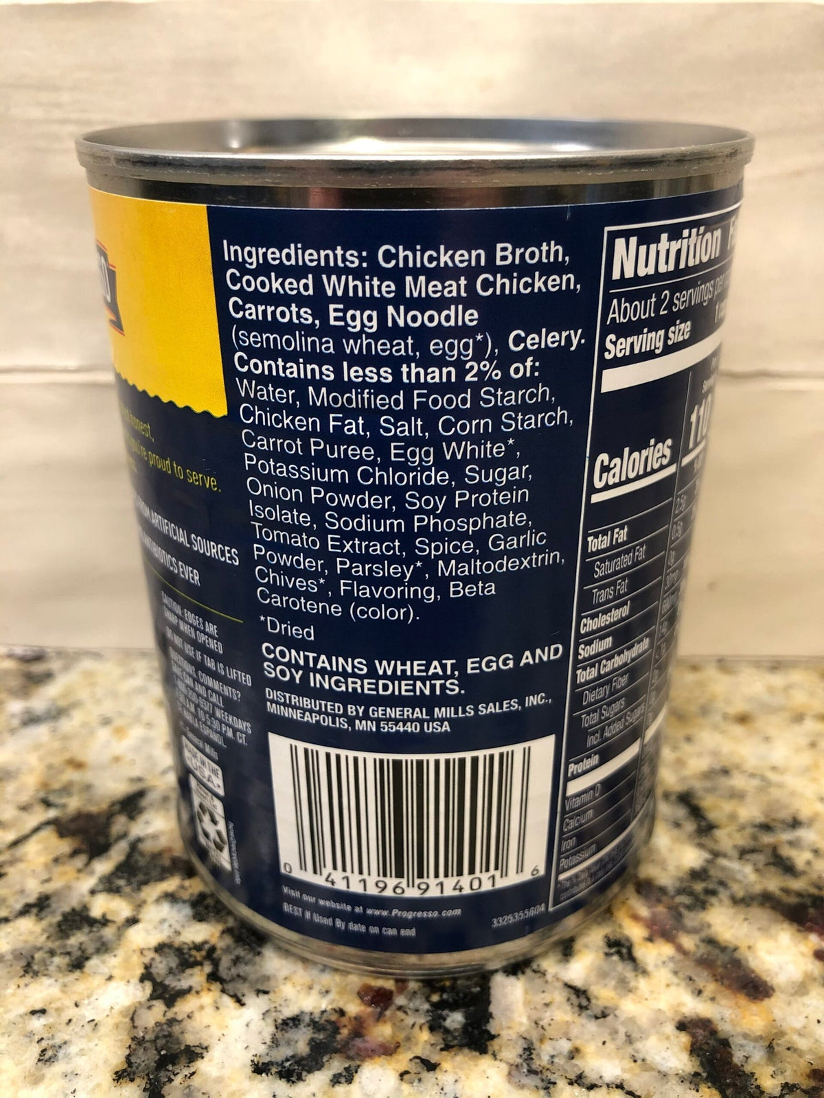 Progresso Rich & Hearty Chicken & Homestyle Noodle Soup, 19 oz Cans