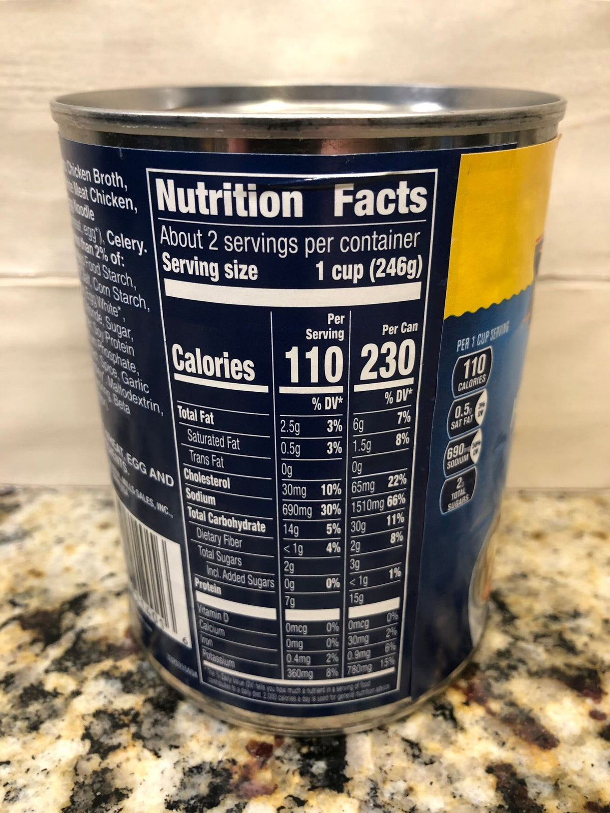 Progresso Rich & Hearty Chicken & Homestyle Noodle Soup, 19 oz Cans