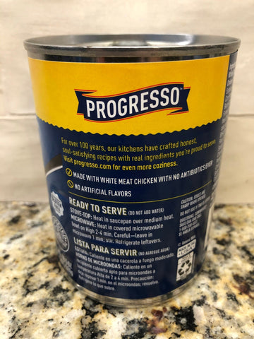 10 Cans of Progresso Rich & Hearty Chicken Corn Chowder w/ Bacon Soup, 18.5 oz