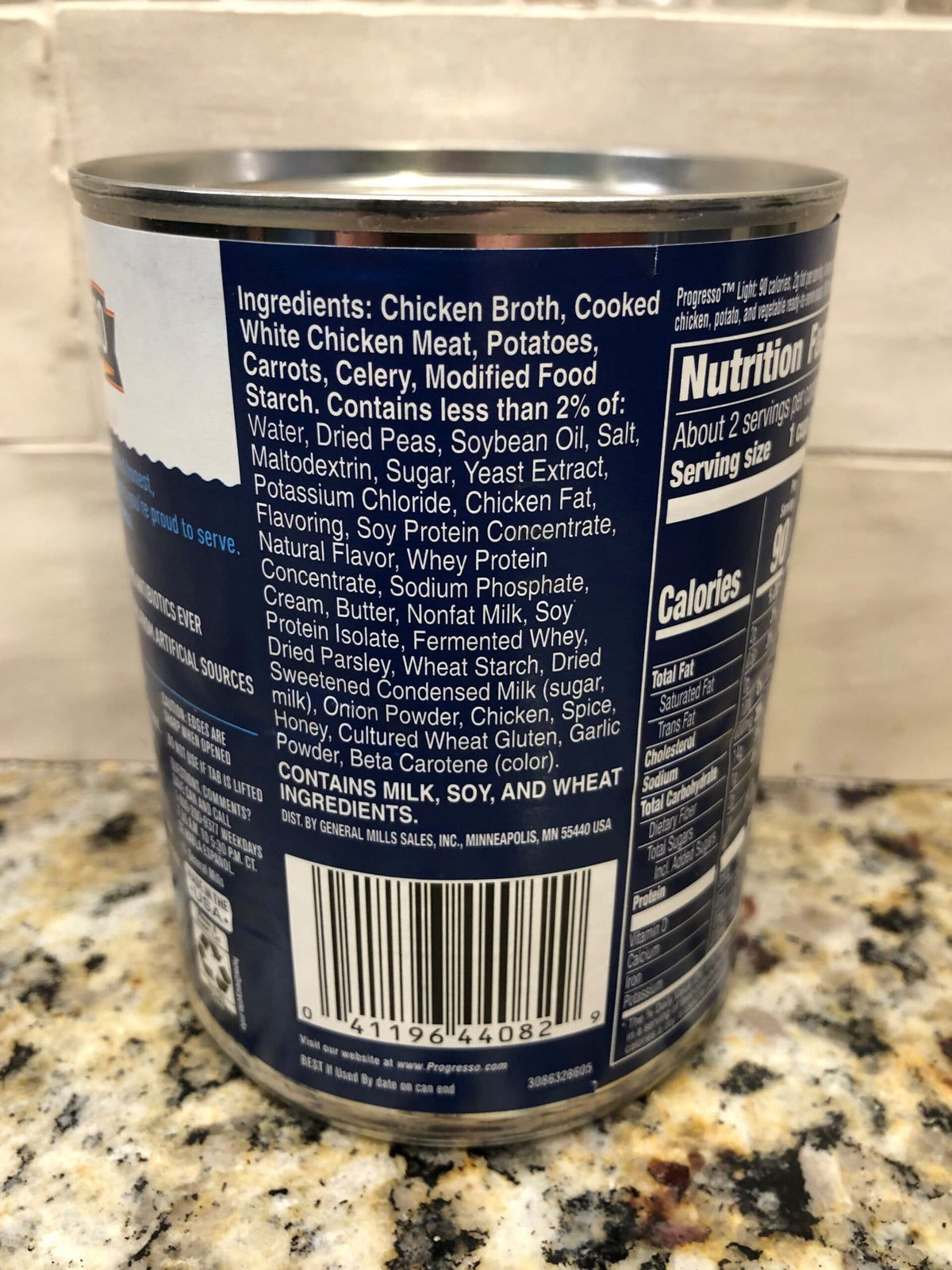 Progresso Light Low Fat Chicken Pot Pie Style Soup, 18.5 oz Cans