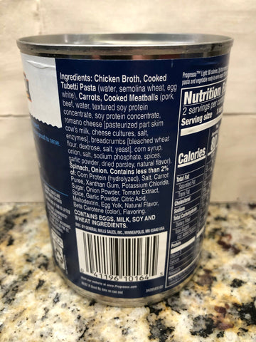 10 Cans of Progresso Light Italian Style Wedding Soup, 18.5 oz