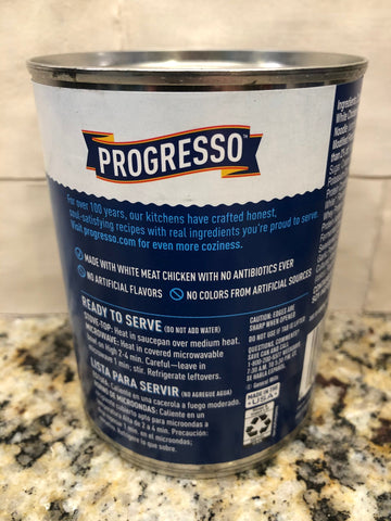 10 CANS Progresso Light Creamy Chicken Noodle Soup 18.5 oz Can