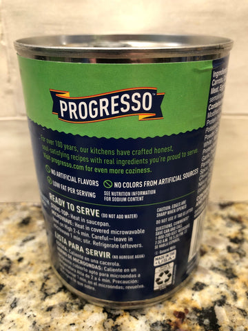 4 CANS Progresso Reduced Sodium Roasted Chicken Noodle Soup 19 oz Can