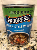 10 CANS Progresso Reduced Sodium Italian Style Wedding Soup 18.5 oz Can Meatballs