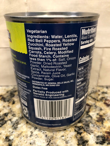10 Cans of Progresso Vegetable Classics Lentil w Roasted Vegetables Soup, 19 oz