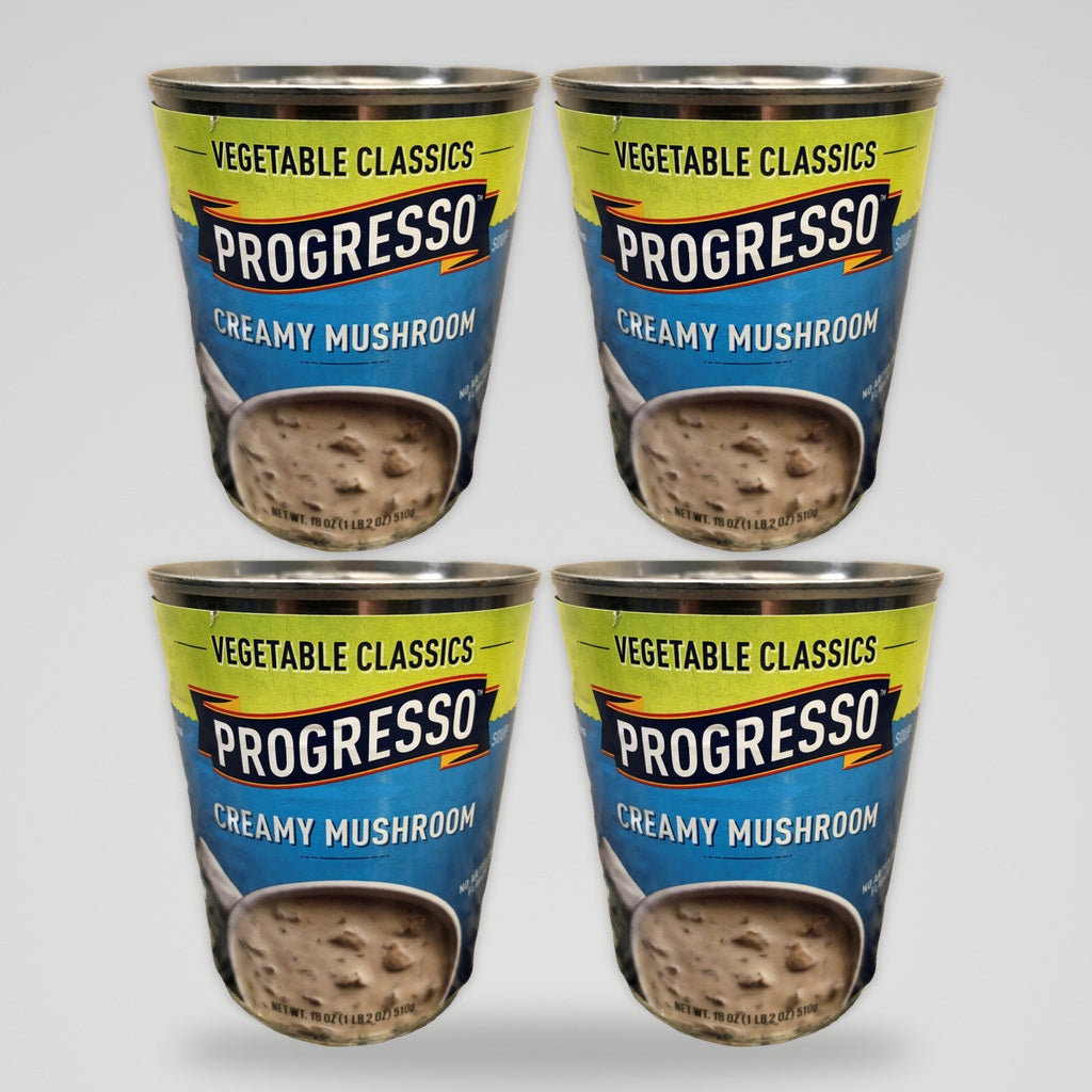 Progresso Vegetable Classics Creamy Mushroom Soup, 18 oz Cans