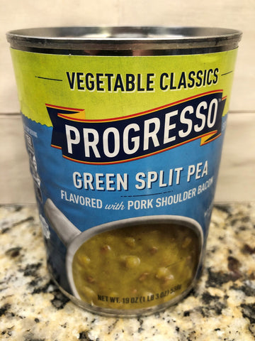 10 CANS Progresso Vegetable Classics Green Split Pea Soup 19 oz Can