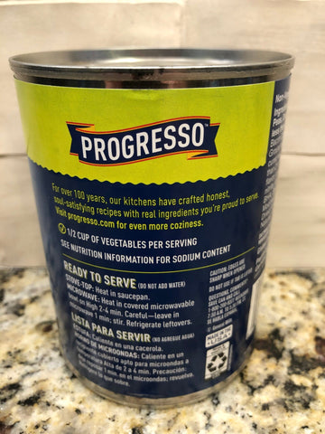 10 Cans of Progresso Vegetable Classics Green Split Pea Soup, 19 oz