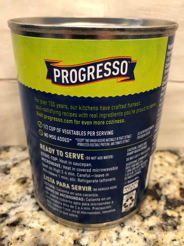 4 CANS Progresso Vegetable Classics Vegetable Soup 19 oz Can Fiber