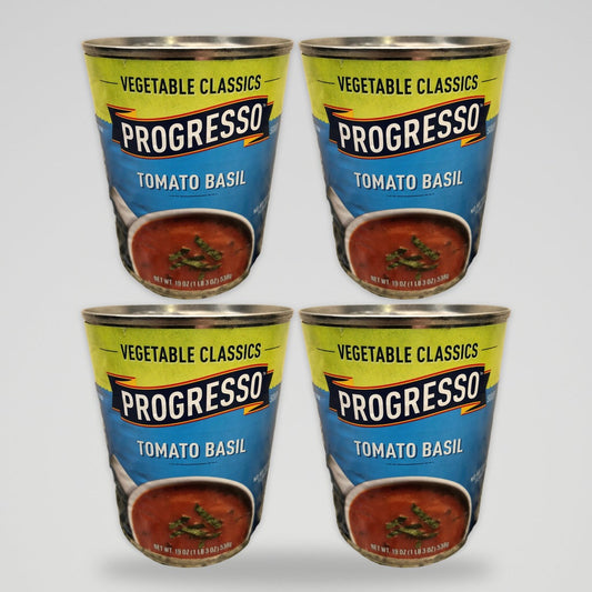 Progresso Vegetable Classics Tomato Basil Soup, 19 oz Cans
