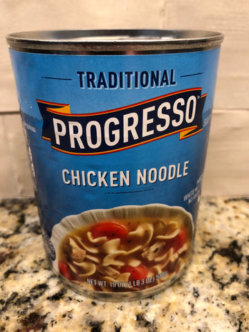 10 CANS Progresso Traditional Chicken Noodle Soup 19 oz Can Bowl