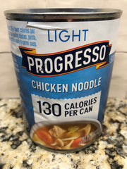 4 CANS Progresso Light Chicken Noodle Soup 18.5 oz Can all white meat