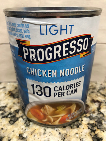10 Cans of Progresso Light Chicken Noodle Soup, 18.5 oz