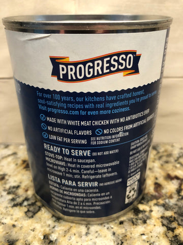 10 Cans of Progresso Light Chicken Noodle Soup, 18.5 oz