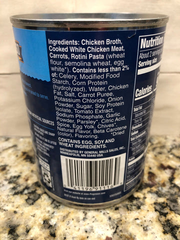 10 Cans of Progresso Traditional Hearty Chicken & Rotini Soup, 19 oz