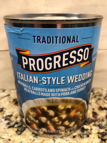 4 Cans of Progresso Traditional Italian Style Wedding Soup, 19 oz