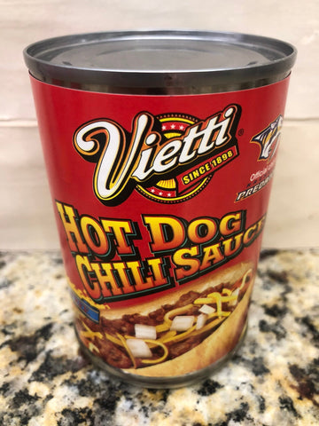 6 CANS Vietti Hot Dog Chili Sauce Original Recipe 10 oz Can Hamburger