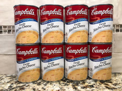 8 CANS Campbell's Condensed Fiesta Nacho Cheese Soup 10.5 oz Can