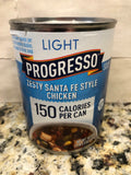 4 CANS Progresso Light Zesty Santa Fe Style Chicken Soup 18.5 oz Can