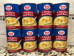 8 CANS American Beauty Chicken & Rice Condensed Soup 10.5 oz Can