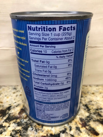 5 Cans of Sweet Sue Home Style Beef Broth, 14.5 oz