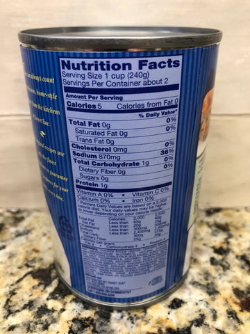 5 Cans of Sweet Sue Chicken Broth, 14.5 oz