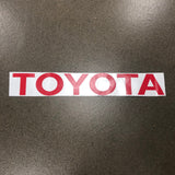 Toyota Pickup Truck Tailgate Letters Sticker BLUE Pickup Bed Vinyl Decal