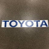 Toyota Pickup Truck Tailgate Letters Sticker BLUE Pickup Bed Vinyl Decal