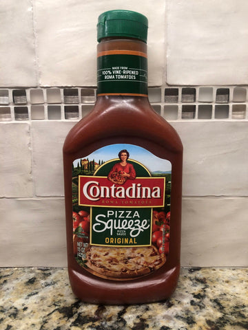 4 Bottles of Contadina Pizza Squeeze Original Sauce, 15 oz