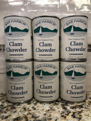 6 CANS Bar Harbor New England Style Clam Chowder Soup 15 oz Stew