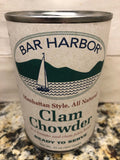 6 Cans of Bar Harbor Manhattan Style Clam Chowder Soup, 15 oz