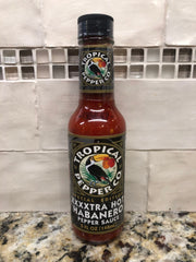 Tropical Pepper Co XXXXtra Hot Habanero Pepper Sauce 5 Oz Marinade Extra