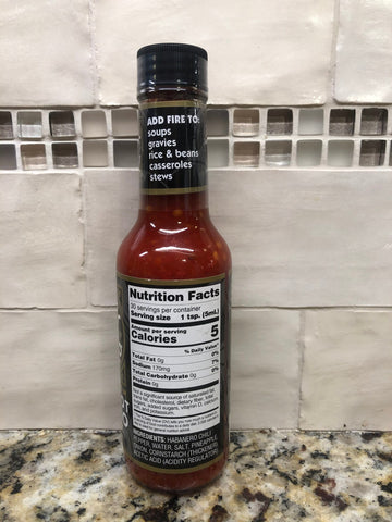 Tropical Pepper Co XXXXtra Hot Habanero Pepper Sauce 5 Oz Marinade Extra