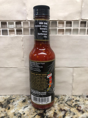 Tropical Pepper Co XXXXtra Hot Habanero Pepper Sauce 5 Oz Marinade Extra