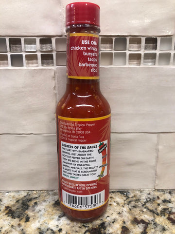 Tropical Pepper Co XXXtra Hot Habanero Pepper Sauce 5 Oz Marinade Extra