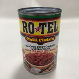 8 ROTEL Chili Fixin's Seasoned Diced Tomatoes Green Chilies 10 oz Cans RO*TEL