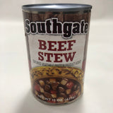 6 CANS Southgate Beef Stew 15 oz Meat Brunswick Dinty Moore Soup