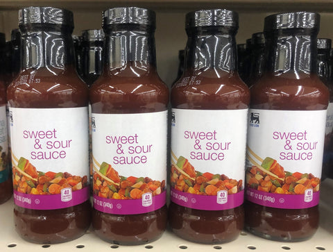 4 BOTTLES Food Lion Sweet & Sour Sauce 12 oz Jar Chicken Beef Pork