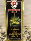 SIX Bottles Premium Blend Soybean Oil & Extra Virgin Olive Oil 8.5 fl oz Bottle