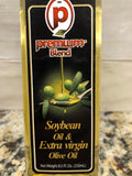 Six Bottles Premium Blend Soybean Oil & Extra Virgin Olive Oil 8.5 fl oz Bottle